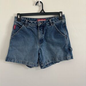 'Joey Potter' Dawson's Creek UNIONBAY Vintage Blue Denim Utility Shorts